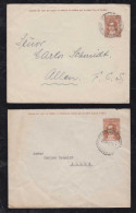 Argentina 1937 2 Stationery Envelope 5c Buenos Aires To Allen Rio Negro - Covers & Documents