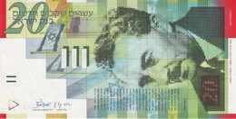 Israel (BOI) 20 New Sheqalim 2001 (2003) UNC Cat No. P-59b / IL436b - Israël