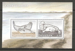 Denmark 2005 MNH / ** Block Sæler I Danmark    (dk321) - Unused Stamps