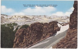 Trail Ridge Road And Never Summer Range, Rocky Mountain National Park, Colorado, Postcard [18029] - Rocky Mountains