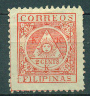 Spain, Colonies, Phillipphines. Telegrafos. 1898, MH. No Gum - Philipines