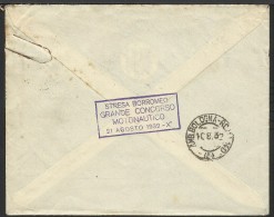 Cachet STRESA BORROMEO GRANDE CONCORSO MOTONAUTICO 21 AGOSTO1932 - Gebührenstempel, Impoststempel