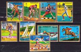 PARAGUAY Jeux Olympiques (olympic Games) MUNICH 68. Yvert 1057/63 + PA 537/8  MNH ** - Verano 1972: Munich