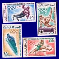 MALI Jeux Olympiques (olympic Games) GRENOBLE 68. Yvert Pa 73/76 Non Dentele , Imperforate, ** MNH - Winter 1968: Grenoble