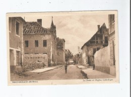 NEUF BRISACH 463 LA POSTE ET L'EGLISE CATHOLIQUE - Neuf Brisach