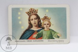 Religious  Virgin Mary With Baby Jesus Pocket Calendar 1958 Spain - Edited: Heraclio Fournier Vitoria, Spain - Grand Format : 1941-60