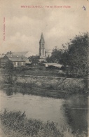 ( CPA 95 )  BRAY-LU  /  Vue Sur L´Epte Et L´Église - - Bray-et-Lû