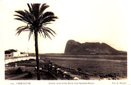 GIBRALTAR - ARTISTIC VIEW OF THE ROCK FROM SPANISH SHORES - Gibraltar