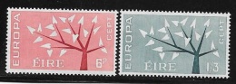 IRLANDE  -  TIMBRE N° 155 ET 156  -    EUROPA  -  NEUF  -    1962 - Nuevos