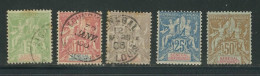 SENEGAL N° 21 à 25  */Obl. - Unused Stamps