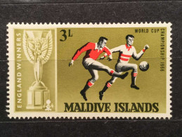 NEW/UNUSED/MINT RARE 1966 ENGLANDWOLRD CUP MALDIVES 3L STAMP - 1966 – Angleterre