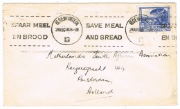 RB 1103 -  1941 South Africa Cover To Lamp & Stove Co. Canada With Good Telegram Slogan - Food Theme - Unclassified
