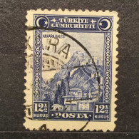 NEW/UNUSED/MINT RARE 12 1/2 KURUS TURKIYE CUMHURIYETI 1929 STAMP 12.5k Value ANKARA SEAL - Unused Stamps