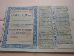 Compagnie Agricole L´OUEST AFRICAIN - N° 2521 ( Voir Photo Pour Detail )! - Agricultura