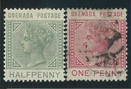GRENADE: Obl., N°13 Et 14, Le N°13 *ch., B - Grenada (...-1974)