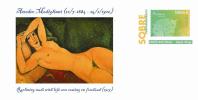 Spain 2014 - Amedeo Modigliani  Nudes  - Special Prepaid Cover - Desnudos