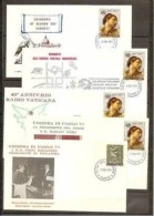 1971 Vaticano Vatican 5 Buste: UDIENZA PAOLO VI (x2), 40° RADIO VATICANA, UPU, CHIUSURA SINODO - Oblitérés