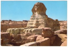 Q2472 EGIPT, GIZA - THE SPHINX _ NICE STAMP, BOLLO FILATELICO, FRANCOBOLLO - Archeologie Archeology Archeologia - Gizeh