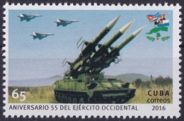 2016.25 CUBA 2016 MNH. 65 ANIV EJERCITO OCCIDENTAL. ARMY. - Neufs