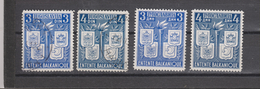 Yvert 384 / 387 * Neuf Charnière Et Oblitéré - Unused Stamps