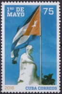 2016.31 CUBA 2016 MNH. 1 DE MAYO. LABOR DAY. BANDERA Y MONUMENTO MARTI. - Unused Stamps