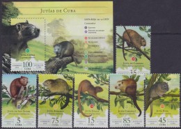 2016.41 CUBA 2016 MNH. JUTIAS DE CUBA. ROEDORES MOUSE. - Unused Stamps