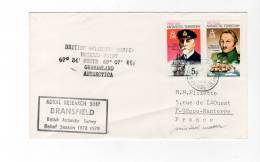 LETTRE - British Antarctic Territory - Adélaide Island  01/01/1979 - Storia Postale