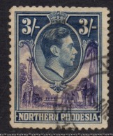 Northern Rhodesia - 1938 KGVI 3s (o) # SG 42 - Northern Rhodesia (...-1963)