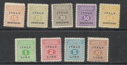 OCCUPAZIONE ANGLO-AMERICANA SICILIA 1943 SERIE COMPLETA COMPLETE SET MNH - Occup. Anglo-americana: Sicilia