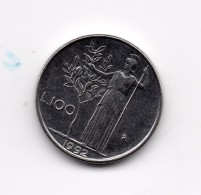 100 Lire 1992 - Repubblica Italiana (Id-594) - 100 Lire