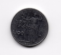 100 Lire 1991 - Repubblica Italiana (Id-593) - 100 Lire