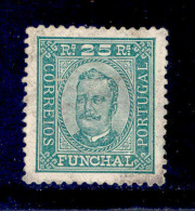 ! ! Funchal - 1892 D. Carlos 25 R - Af. 05 - Used - Funchal