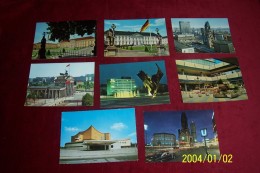 LOT DE 9 CARTES  POSTALES  DE BERLIN - Muro Di Berlino