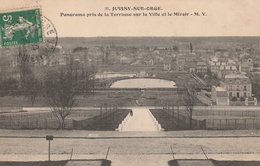 CPA Juvisy-sur-Orge Panorama Pris De La Terrasse Sur La Ville Et Le Miroir - M. V. - Juvisy-sur-Orge