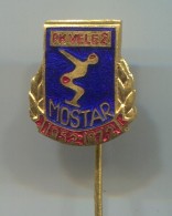 SWIMMING, Schwimmen - PK VELEZ, Mostar, Bosnia And Herzegovina, Vintage Pin Badge, Enamel - Natation