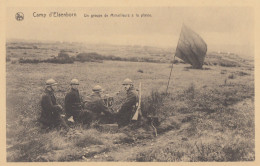 CPA - Le Camp D´Elsenborn - Un Groupe De Mitrailleurs à La Plaine - Elsenborn (camp)