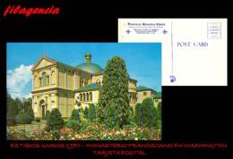 TRASTERO. ESTADOS UNIDOS. ENTEROS POSTALES. TARJETA POSTAL 1970. MONASTERIO FRANCISCANO EN WASHINGTON - Andere & Zonder Classificatie