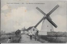 CPA Moulin à Vent Circulé ACHICOURT - Windmolens