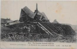 CPA Moulin à Vent écrite MONCHY Guerre - Moulins à Vent