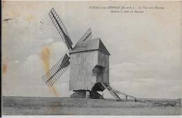 CPA Moulin à Vent Circulé Aunay Sous Auneau - Windmills