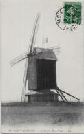 CPA Moulin à Vent Circulé Saint Quentin - Windmills