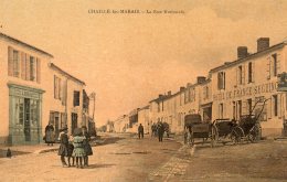 Chaillé Les Marais : La Rue Nationale - Chaille Les Marais