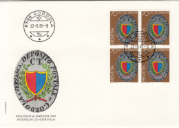 PRO PATRIA- SIGNS SPECIAL COVER, 1981, SWITZERLAND - Lettres & Documents