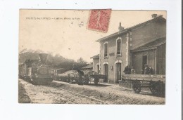 CASTETS DES LANDES LA GARE ARRIVEE DU TRAIN (BEAU PLAN) - Castets