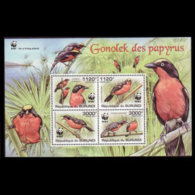 BURUNDI 2011 - Scott# 920a S/S WWF-Birds MNH - Ungebraucht