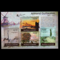 BURUNDI 2012 - Scott# 1036 S/S Guillaumin Ptgs MNH - Ongebruikt