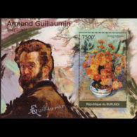 BURUNDI 2012 - Scott# 1052 S/S Guillaumin Ptg MNH - Unused Stamps