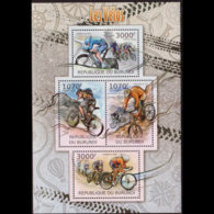 BURUNDI 2012 - Scott# 1067 S/S Bicycle Races MNH - Nuevos