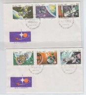 Cuba COSMONAUTICS DAY SPACE FDC 1984 - Amérique Du Nord