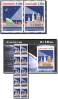 Denmark 2009, Europe, Astronomy, 2val+Booklet - Unused Stamps